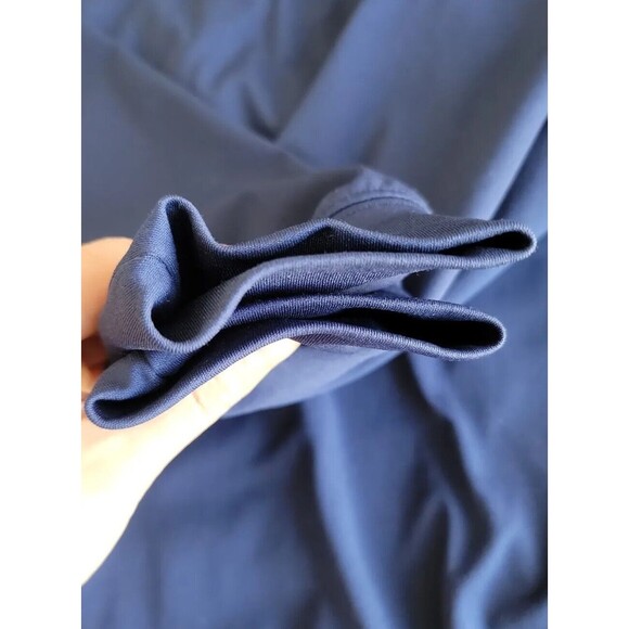 Donald Ross Mens L Pullover 1/2 Zip Blue Softshell Golf Logo Banded Waist Casual - Picture 5 of 11